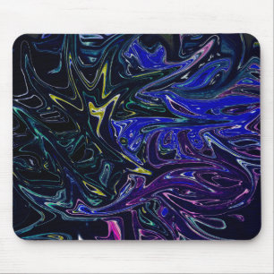 Neon Graffiti Mouse Mat