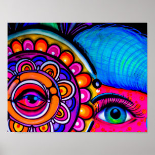 Neon Grafitti Poster