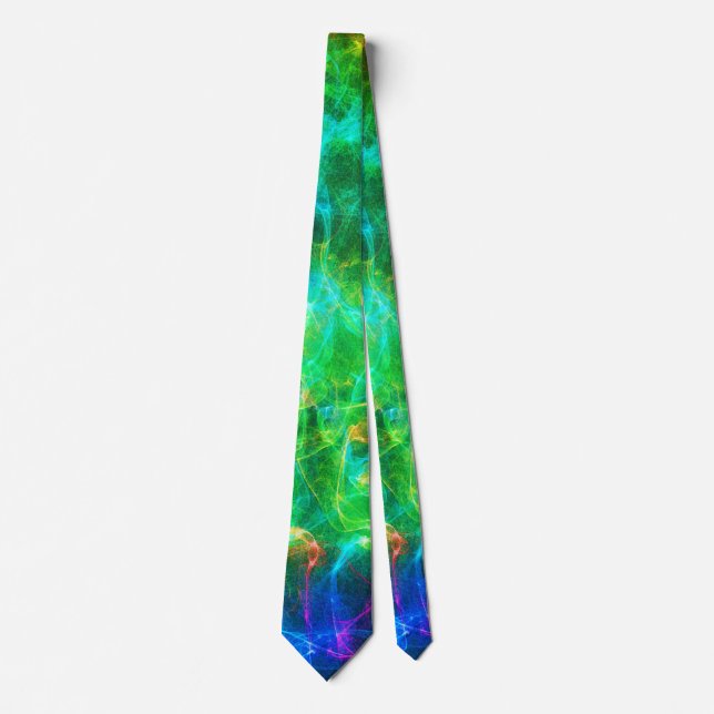 NEON GREEN -3 NECK TIE (Front)