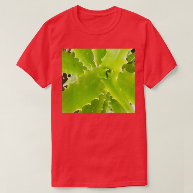 Neon Green Aloe Vera by Iritof T-Shirt (Design Front)