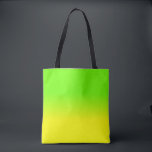 Neon Green and Neon Yellow Ombré  Shade Colour Fad Tote Bag<br><div class="desc">Bright sunshine neon yellow fades into an ombre blur with neon green for a flash of brightness and light</div>