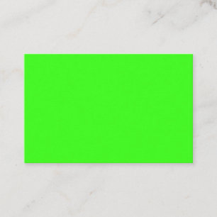 Neon Green Business Card – Custom Look