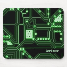 Neon Green Circuit Board | Personalised
