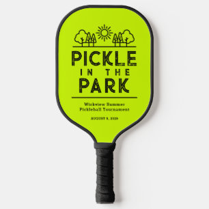 Neon Green Club Tournament Event Pickleball Paddle
