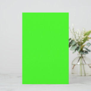 Neon Green Custom Stationery Set
