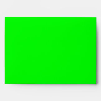 Neon Green Envelope