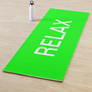Neon green hex 00FF00 Yoga Mat