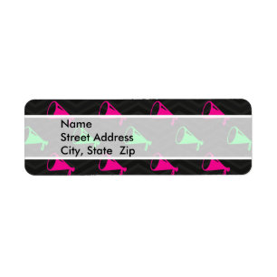 Neon Green, Hot Pink, Cheerleader, Black Chevron