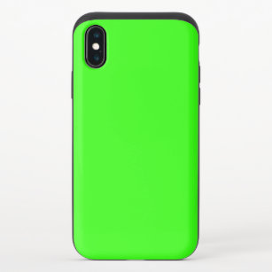 Neon Green iPhone X Slider Case