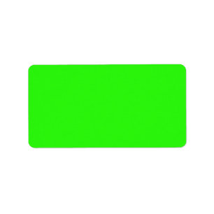 Neon Green Light Bright Fashion Colour Trend 2014 Label