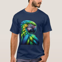 Neon Green Macaw Magic: A Vibrant Burst of Colours