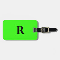 Neon Green Monogram Name Custom Wedding Gift Favou