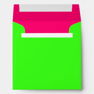 Neon Green & Neon Pink Bold Envelope – Customise