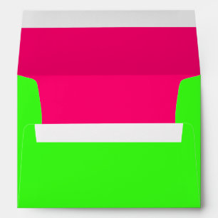 Neon Green & Neon Pink Envelope – Customisable