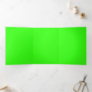 Neon Green & Pink Folded Invitation – Customizable