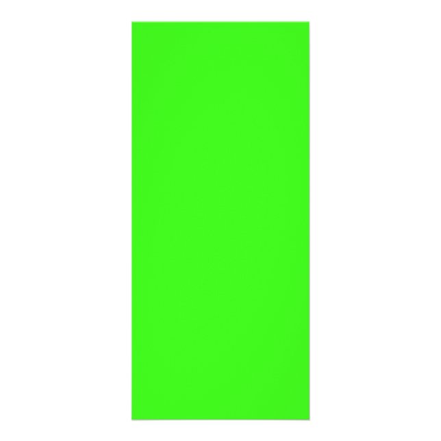 Neon Green Rack Card (Front)