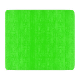 Neon Green Solid Colour Cutting Board