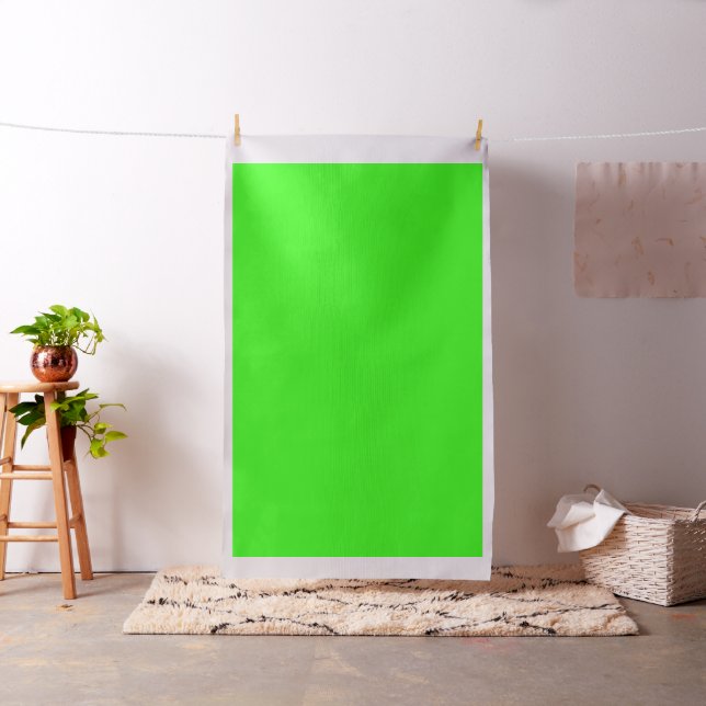 Neon Green Solid Colour Fabric (In Situ)