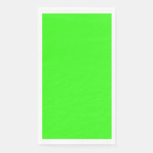 Neon Green Solid Colour Napkin