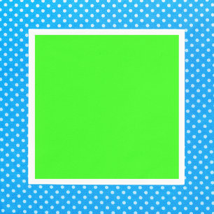 Neon Green Solid Colour Napkin
