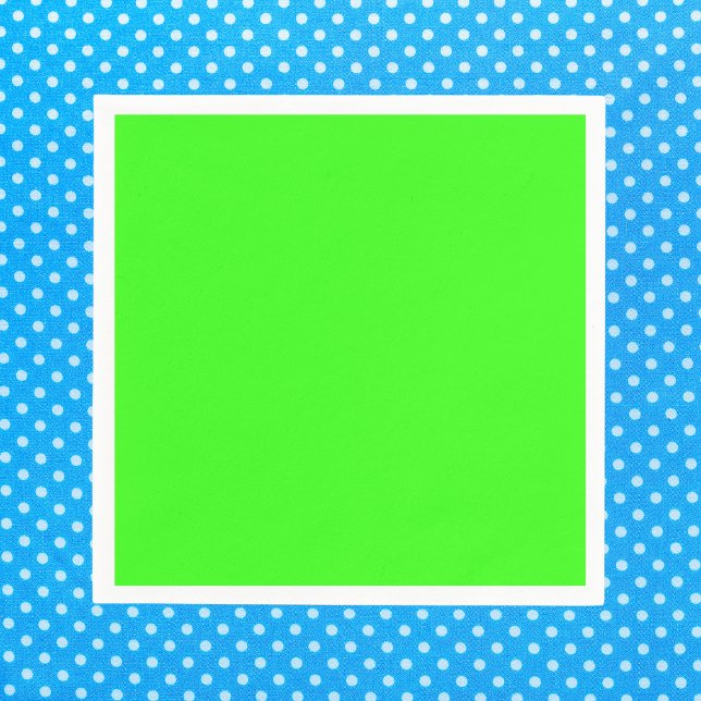 Neon Green Solid Colour Napkin (Creator Uploaded)