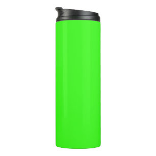 Neon Green Solid Colour  Thermal Tumbler