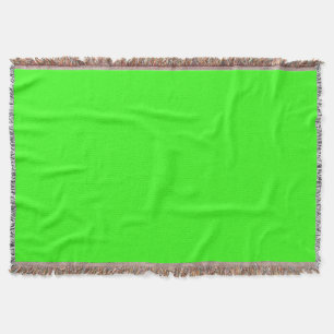 Neon Green Throw Blanket