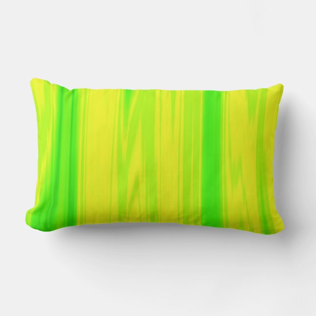 Neon Green Yellow Wash Throw pillow (Front)