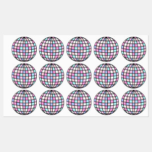 Neon Groovy Disco Ball