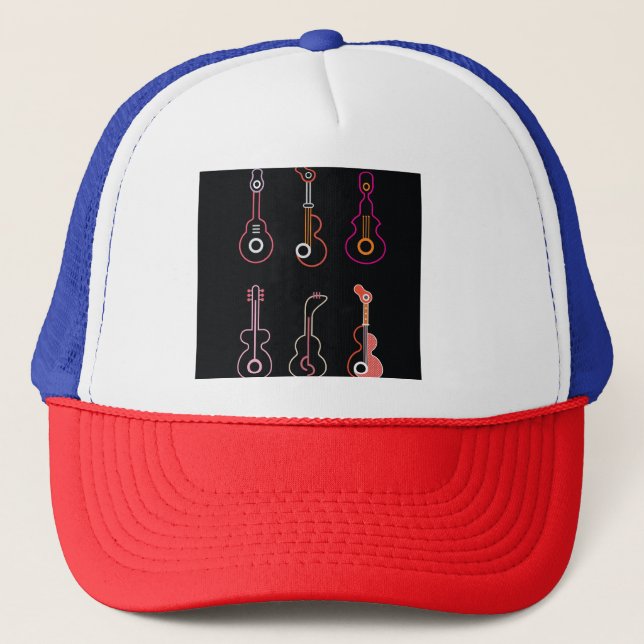 Neon Guitars Trucker Hat (Front)