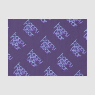 Neon Happy New Year Tissue Paper