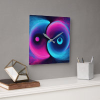 Neon Harmony: A Modern Interpretation of Yin Yang