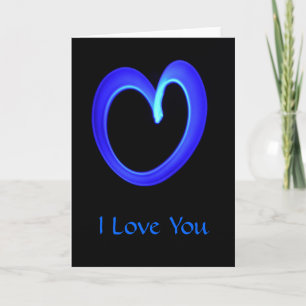 Neon Heart Holiday Card
