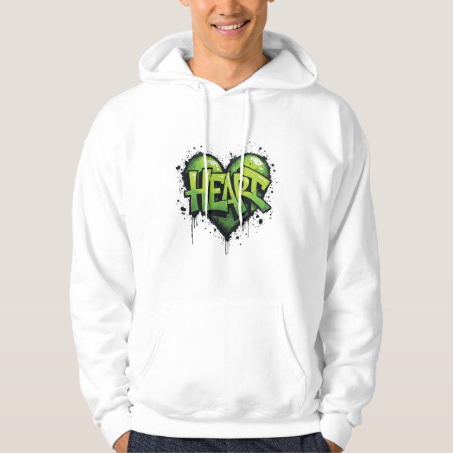 Neon Heartbeat Hoodie (Front)