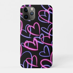 Neon Hearts iPhone 11 Pro Case