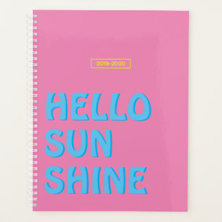 Neon Hello Sunshine 2019-2020 Planner