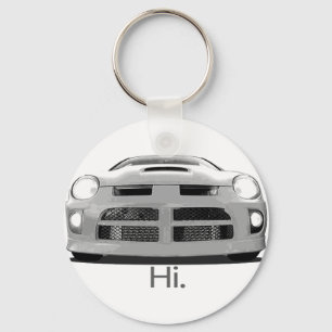Neon "Hi." Key Ring