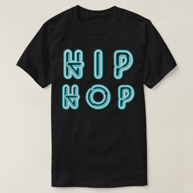 Neon Hip Hop T-Shirt (Design Front)