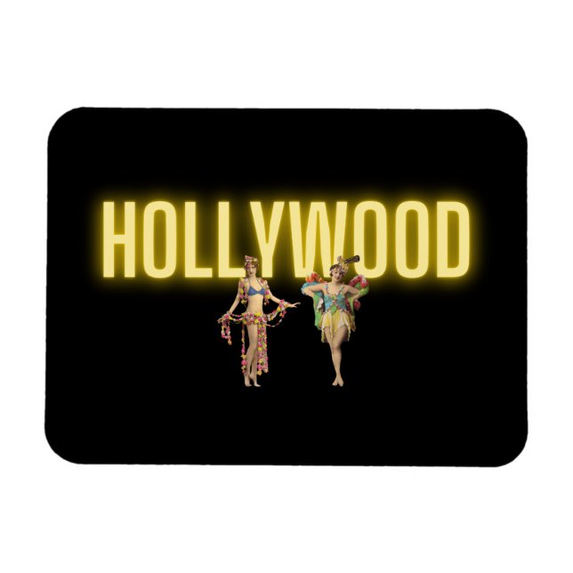 Neon Hollywood & Vintage Beauties   Magnet (Horizontal)