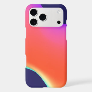 Neon Horizon iPhone Case – Futuristic Gradient Glo