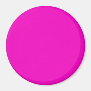 Neon Hot Pink Light Bright Fashion Colour Trend Magnet