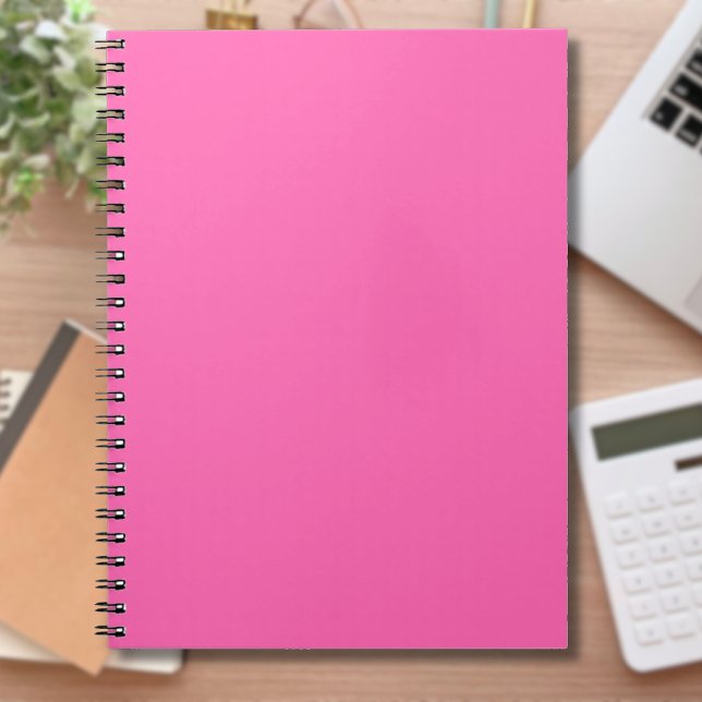 Neon Hot Pink Solid Colour | Classic Notebook (Creator Uploaded)