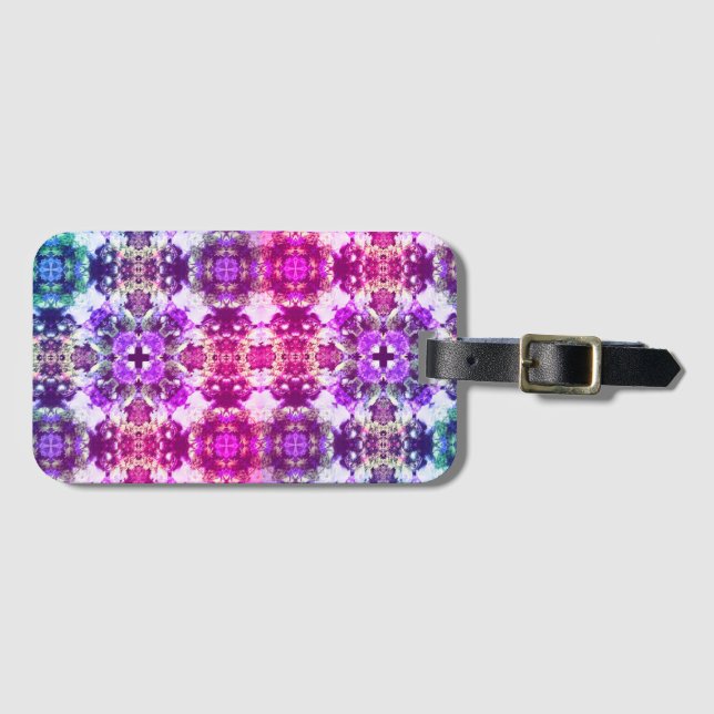 Neon Id Luggage Tag (Front Horizontal)
