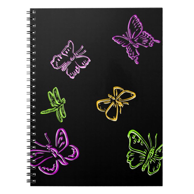 Neon Insects Notebook (Front)
