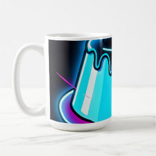 Neon Jelly Glow Dessert Art Coffee Mug