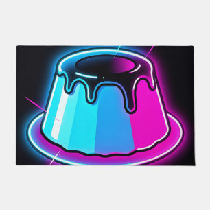 Neon Jelly Glow Dessert Art Doormat