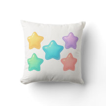 Neon Jelly Star Pillow | Cute Kawaii Glow 