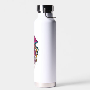 Neon Jellyfish Water Bottle – Trippy Sea Vibes