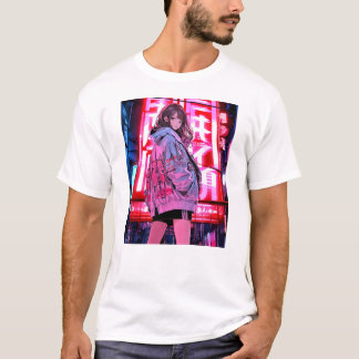 Neon JK T Shirt T-shirt|Sushi Musume GenerativeAI