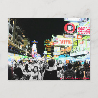 Neon Khaosan Postcard